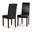 Acadian Parson Dining Chair Set of 2 In Midnight Black