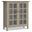 Acadian Solid Wood Medium Storage Cabinet In Distressed Grey