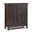 Acadian Solid Wood Medium Storage Cabinet In Natural Aged Brown