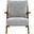 Lennox Accent Chair In Gray