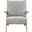 Lennox Accent Chair In Gray