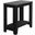 Accent Table In Black With Grey Top