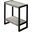 Accent Table In Grey Reclaimed Wood Look I 2857