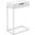 Accent Table In White Metal With A Drawer