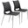 Ace Dining Chair Set of 2 In Black and Silver