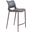 Ace Counter Stool Set of 2 In Dark Gray and Walnut