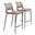 Ace Counter Stool Set of 2 In Brown and Walnut