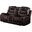 Acme Braylon Motion Loveseat With Console In Brown Pu