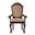 Acme Chateau De Ville Arm Chair Set Of 2 In Espresso