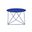 Acme Epidia Accent Table In Blue Finish