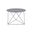 Acme Epidia Accent Table In Gray Finish
