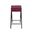Acme Fierce Side Table With Usb Charging Dock In Burgundy And Black