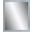 Acme Gaines Mirror In Gray High Gloss Finish