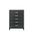 Acme Haiden Chest In Weathered Black Finish