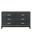 Acme Haiden Dresser In Weathered Black Finish