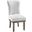 Acme Landon Side Chair Set Of 2 In Gray Linen