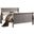 Acme Louis Philippe Iii Queen Bed In Antique Gray