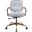 Acme Siecross Office Chair In Vintage White Top Grain Leather