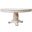 Acme Vendom Dining Table With Pedestal In Antique Pearl Finish