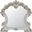 Acme Vendom Mirror In Antique Pearl Finish