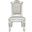 Vendom PU Upholstery Side Chair set Of 2 In Antique Pearl Finish