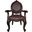Acme Versailles Arm Chair Set Of 2 In Cherry Finish