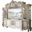 Acme versailles entertainment center in bone white 91320