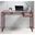 Acme Yasin Writing Desk In Red And Glass