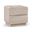 Adagio Solid Wood and Oak Veneer Nightstand In Natural