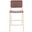 Adah Leather Counter Stool in Cognac