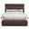 Adam Chenille Fabric Full Bed In Brown