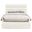 Adam Chenille Fabric Full Bed In Cream Chenille