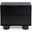Addyson Wood 2 Drawer Nightstand In Black