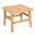 Adelaide Square Reclaimed Elm Wood End Table In Natural
