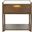 Adeline 1 Drawer Nightstand In Dark Chocolate
