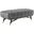 Adept 47.5 Inch Performance Velvet Bench In Gray