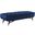 Adept 60 Inch Performance Velvet Bench In Midnight Blue
