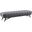 Adept Gray Performance Velvet Bench EEI-3061-GRY