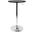 Adjustable Contemporary Bar Table In Black