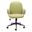 Adjustable Height Swivel Rolling Office Chair In Black and Green