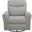 Adler Upholstered Power Swivel Glider Recliner In Ivory