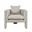 Adley Upholstered Accent Armchair with Pillow In Oyster