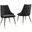 Adorn Dining Side Chair Performance Velvet Set of 2 EEI-5043-BLK