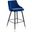 Adorn Performance Velvet Bar Stool In Navy