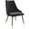 Adorn Tufted Performance Velvet Dining Side Chair In Black
