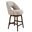 Adrian 26 Inch Counter Height Swivel Barstool Set of 3 In Ancient Stone and Brown