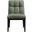 Adrian Vegan Leather Dining Side Chair Set of 2 In Black and Green