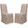 Adrianna Ecru Slipcover Chair Set of 2