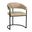 Aero Modern Dining Chair Set of 2 In Oatmeal