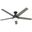 Aerodyne 60 Inch Wi-Fi Energy Star Ceiling Fan with LED Light Kit and Handheld Remote In Matte Black and Dark Gray Oak